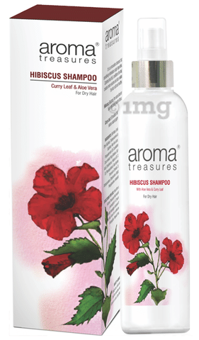 Aroma Treasures Hibiscus with Aloe Vera and Curry Leaf Shampoo Dry Hair:  Buy pump bottle of 100 ml Shampoo at best price in India | 1mg
