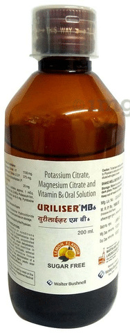 Uriliser MB6 Oral Solution Lemon Sugar Free