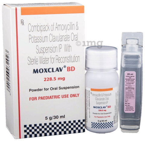 Moxclav BD 228.5mg Powder for Oral Suspension