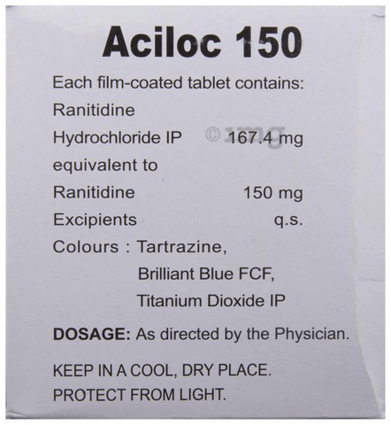 Aciloc 150 Tablet image