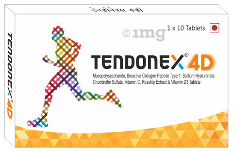 Tendonex 4D Tablet Buy strip of 10.0 tablets at best price in