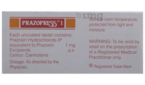 Prazopress 1 Tablet image