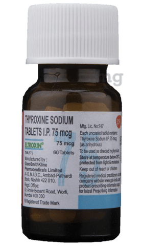 Eltroxin 75mcg Tablet