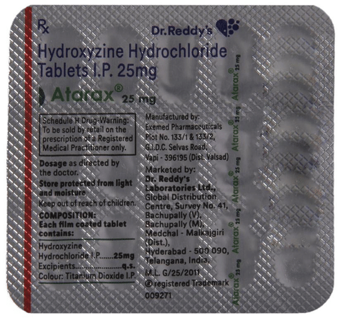 Atarax 25mg Tablet image