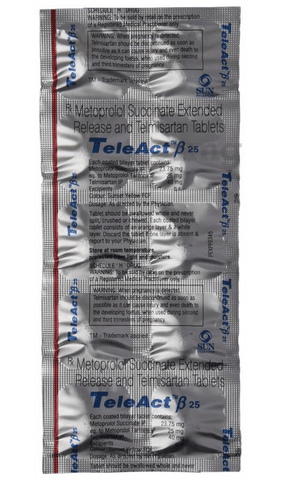 Teleact Beta 25 Tablet ER image Teleact Beta 25 Tablet ER image