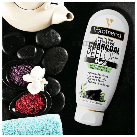 Volamena Activated Charcoal Peel Off Mask Buy bottle of 120.0 ml