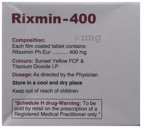 Rixmin 400 Tablet image Rixmin 400 Tablet image