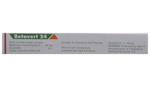 Betavert 24 Tablet image