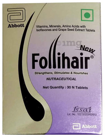 Wellwoman Hairfollic Hair Supplement with 25 Bionutrients for Hair Health  Support  Gluten Free Tablet Buy box of 30 tablets at best price in India   1mg