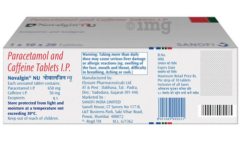 Novalgin NU Tablet image Novalgin NU Tablet image