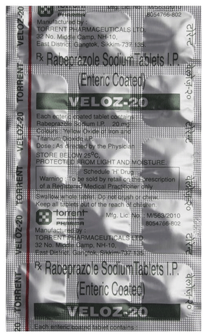 Veloz 20 Tablet image
