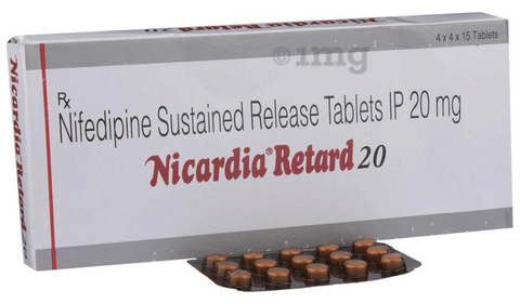 Nicardia Retard 20 Tablet SR image Nicardia Retard 20 Tablet SR image