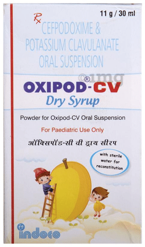 Oxipod-CV 50mg/5ml/31.25mg/5ml Dry Syrup