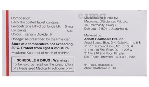Xevor 5mg Tablet image