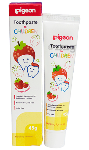 pigeon strawberry toothpaste