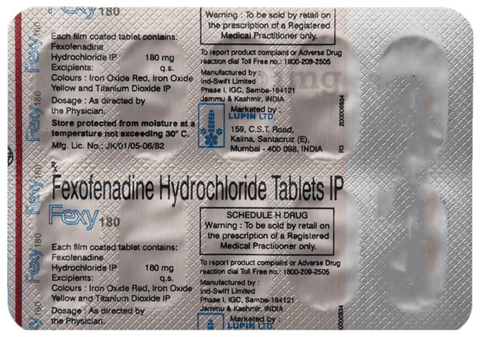 Fexy 180 Tablet image