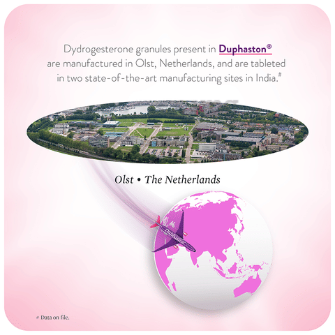 Duphaston 10mg Tablet image Duphaston 10mg Tablet image