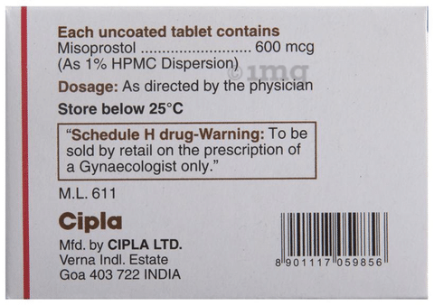 Misoprostol 600 price