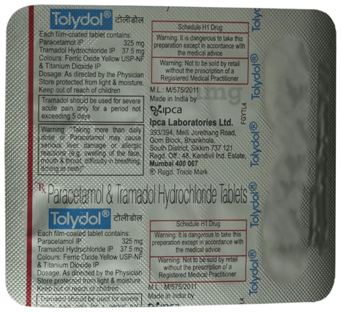 Tolydol Tablet image