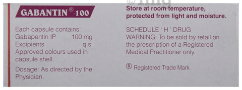 Gabantin 100 Capsule
