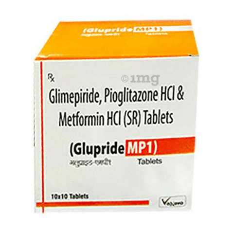Glupride-MP1 Tablet SR image Glupride-MP1 Tablet SR image