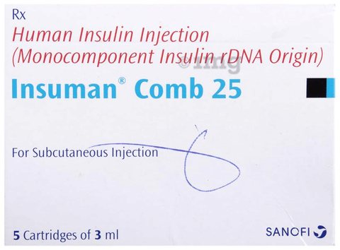 Insuman Comb 25 Injection image
