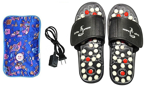 Dominion Care Combo Pack of Accu Paduka Accupressure Massage Slipper Heating Pad Buy combo pack of 2.0 units at best price in India 1mg