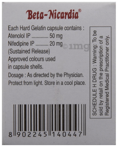 Beta-Nicardia Capsule SR image Beta-Nicardia Capsule SR image
