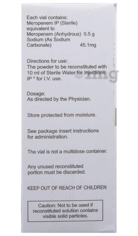 Meromac 0.5gm Injection image