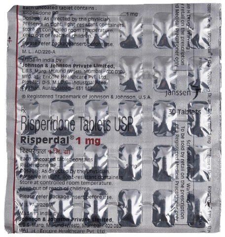 Risperdal 1mg Tablet 1