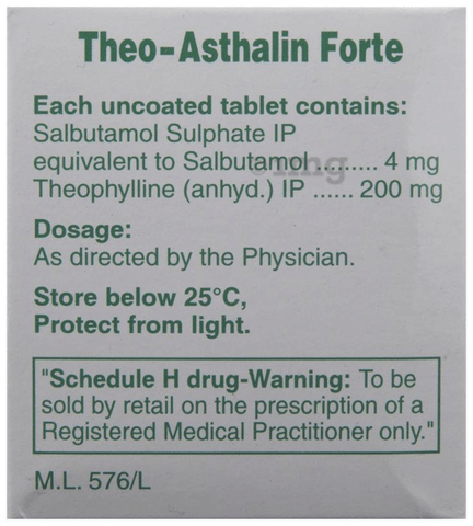 Theo-Asthalin Forte Tablet image Theo-Asthalin Forte Tablet image