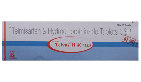 Telvas H 40/12.5 Tablet: View Uses, Side Effects, Price and