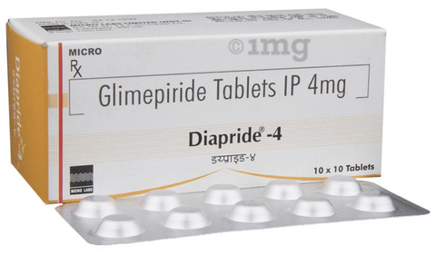 Diapride 4 Tablet image