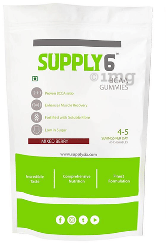 Supply6 BCAA Gummies Mixed Berry image Supply6 BCAA Gummies Mixed Berry image