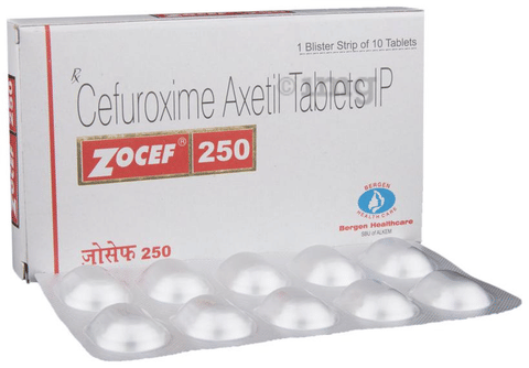 Zocef 250 Tablet image