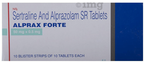 Alprax Forte 0.5 mg/50 mg Tablet