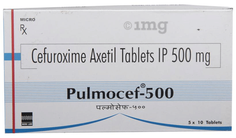 Pulmocef 500 Tablet image