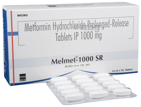 Melmet 1000 SR Tablet image Melmet 1000 SR Tablet image