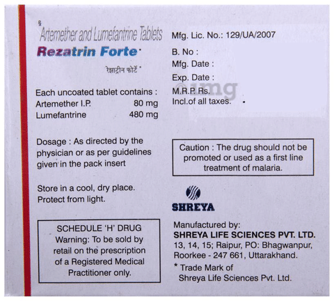 Rezatrin Forte Tablet image