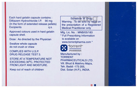 Dilzem CD 90 Capsule ER image Dilzem CD 90 Capsule ER image