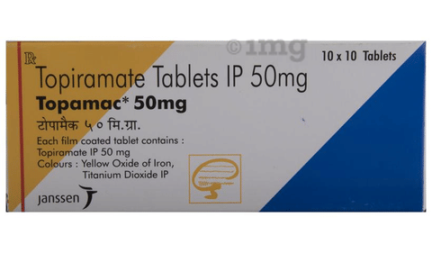 TOPAmac 50mg Tablet image