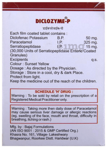 Diclozyme-P Tablet image