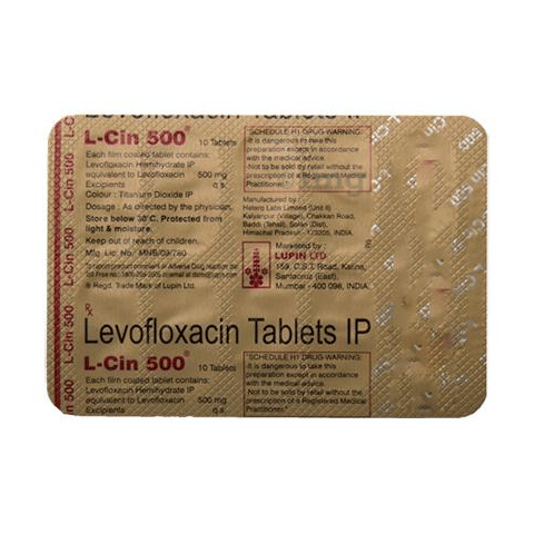 L-Cin 500 Tablet image