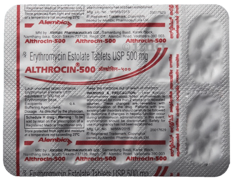 Althrocin 500 Tablet image