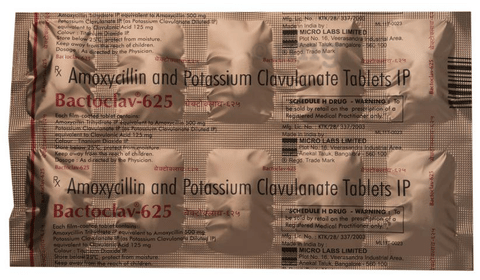 Bactoclav 625 Tablet image