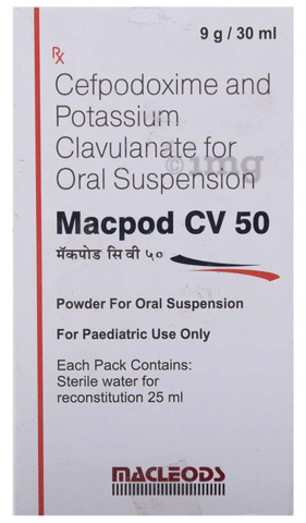 Macpod CV 50 Powder for Oral Suspension image Macpod CV 50 Powder for Oral Suspension image
