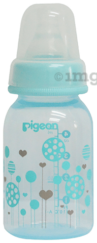 Pigeon Peristaltic Clear Nursing Bottle Rpp Abstract Blue Buy