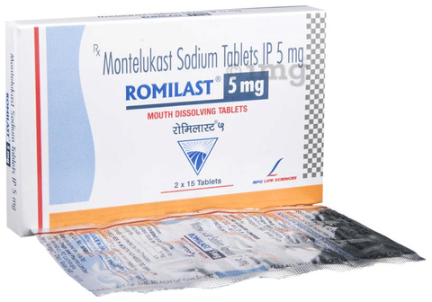 Romilast 5mg Tablet MD image Romilast 5mg Tablet MD image