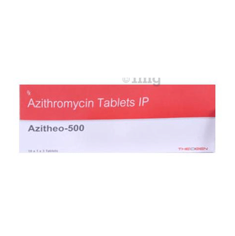 Azitheo 500 Tablet image