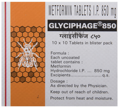 Glucophage 850 mg price in india